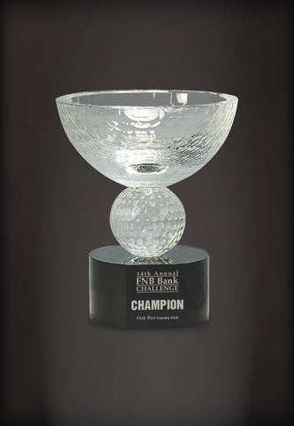 Crystal Golf Ball Bowl
